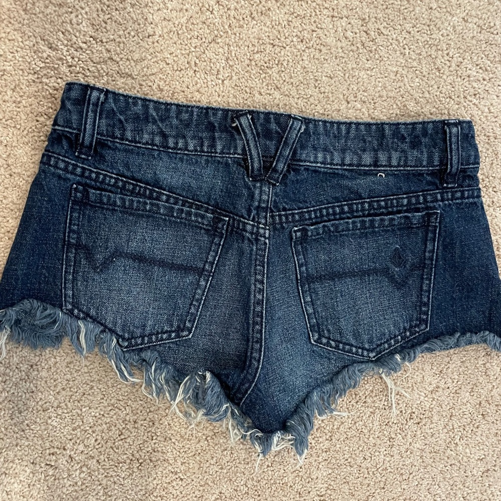 Size 24 Volcom Jean shorts